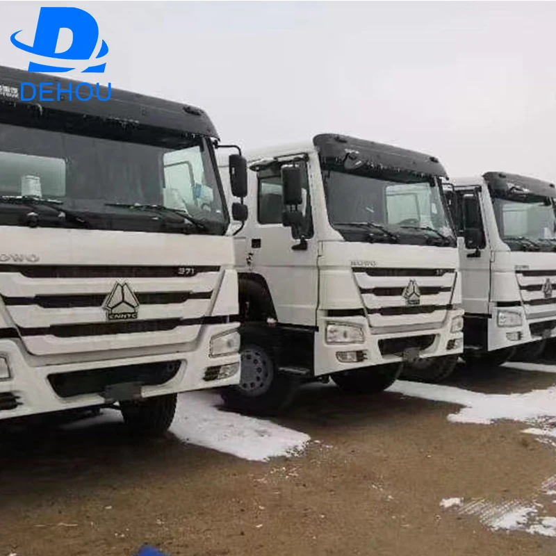 HOWO 6X4 Second Hand Used or or New Dump Truck Tractor and Trailer for Sale Diesel Box Engine Gross Dimensions Wheel Vehicle Cab