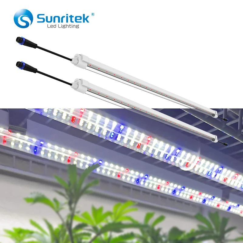 Sunritek 15 Вт/18 Вт вертикальная сельскохозяйственная труба гидропоника lm301h lm281b светодиодная лампа для выращивания в помещении