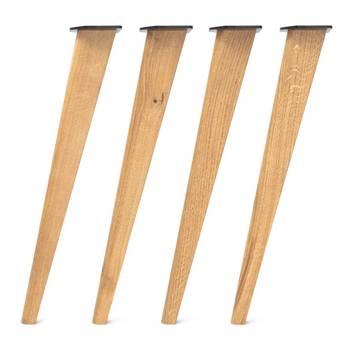 Solid Oak Table Cabinet Legs Wood the Hairpin Couch Legs with Mounting Iron for Furniture Support Legs Tapered Wooden SofaLegs