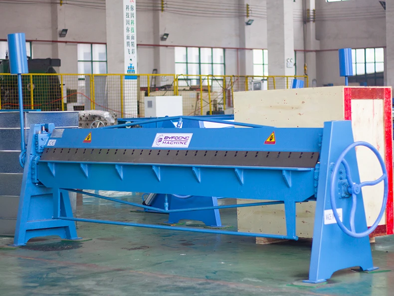 BYFO manual sheet metal folding machine iron bending manual plate