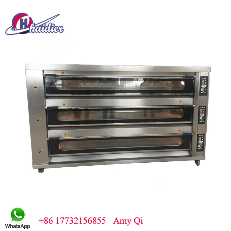Reasonable Price professional baking oven Equipment Stainless Steel Electric Oven 2 Deck 4 trays Bread deck oven