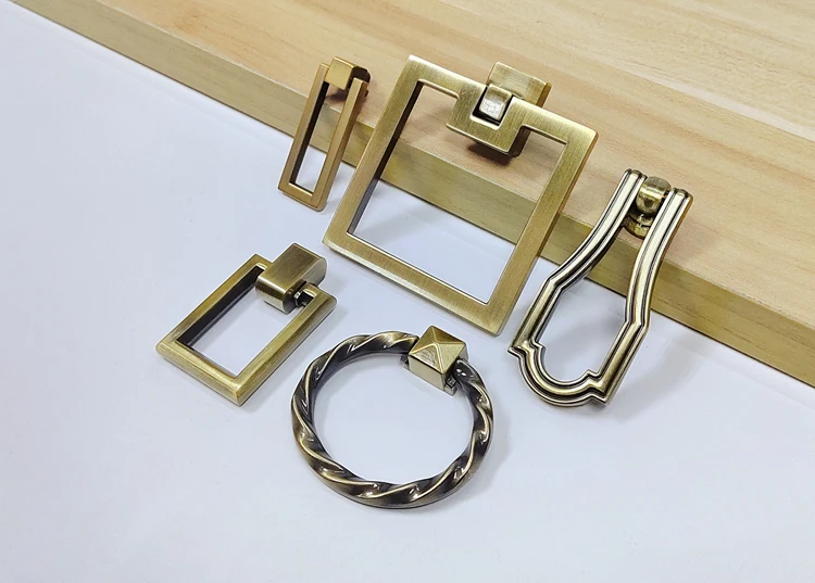 Knobs for Furniture Furniture Antique Knob Pull Bedroom Cabinet Drawer Furniture Handle Vintage Gold Kitchen Office Bathroom
