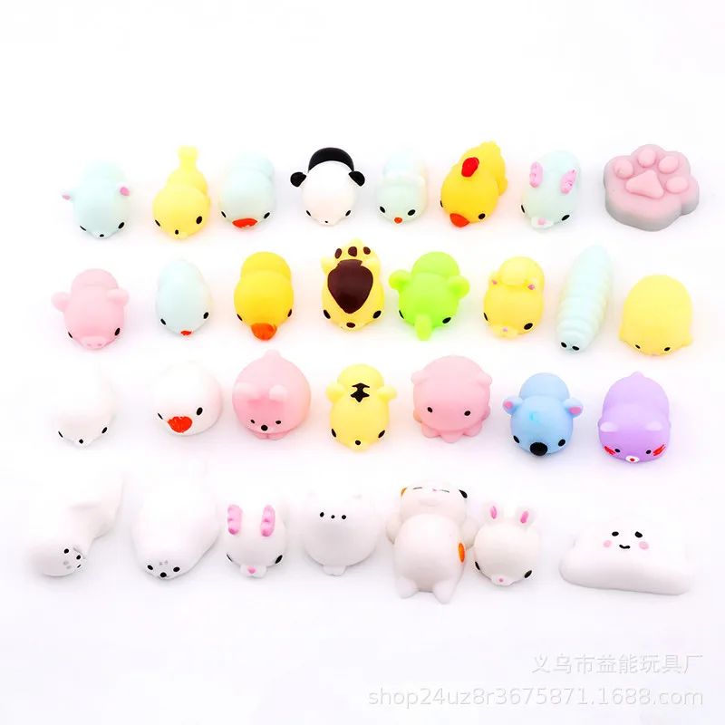 Wholesale Creative  Animal Squeeze Soft Sticky Toys TPR Sensory Fidget Mochi Squishy Toys