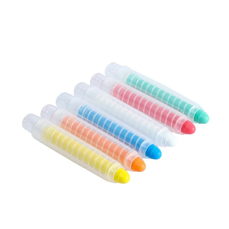 Wholesale Colorful Chalk with Holder for Kids Dustless Chalk for Teachers School Supply for Students Painting Drawing Writing