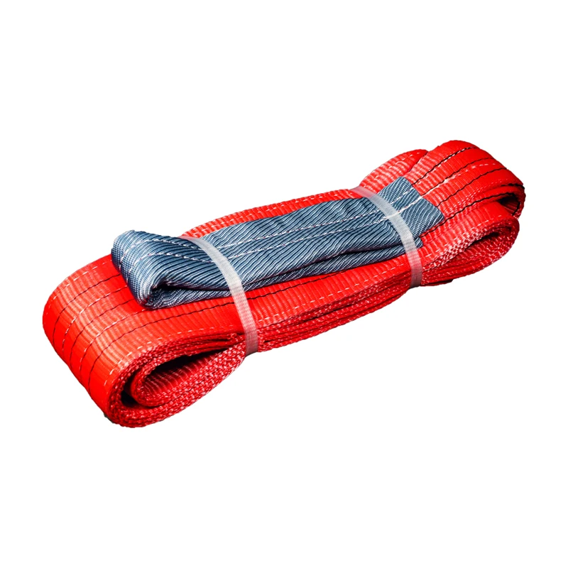 
1t   12t ODM OEM factory high quality fabric lifting slings customizable length polyester webbing sling  (1600233287649)