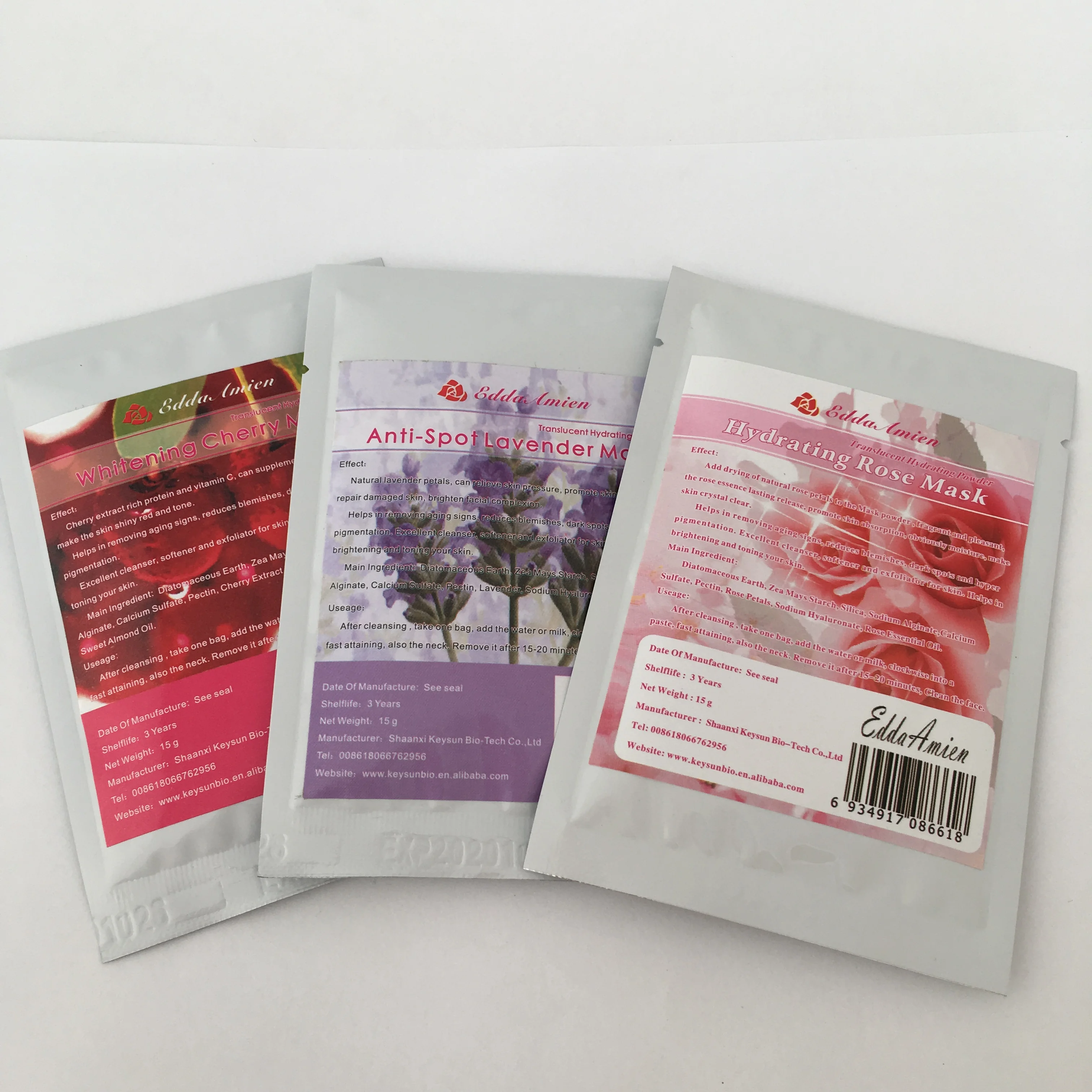 Anti-aging Anti Wrinkle Rose Powder Collagen Facial Mask