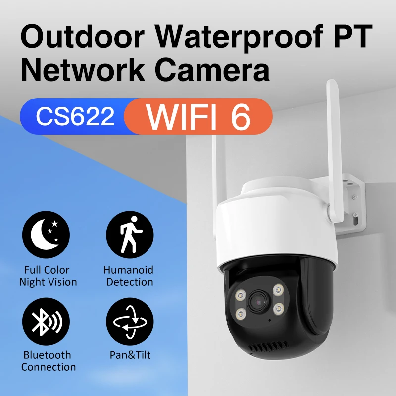 High Quality 3MP Resolution Two Way Talk WiFi Network Camera IP66 Waterproof Outdoor CCTV Camera