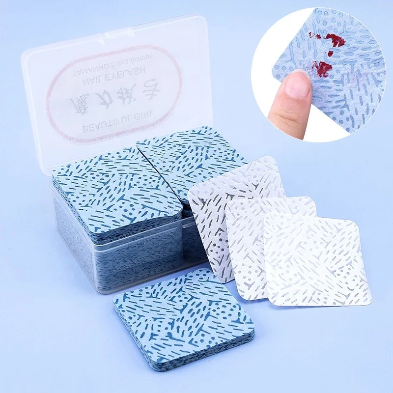 Glue Nozzle Cleaning Wipes Pad Glue Cleaner Remover Pads Adhesive Wipes Pads Wiping Cloth For Eyelash Glue