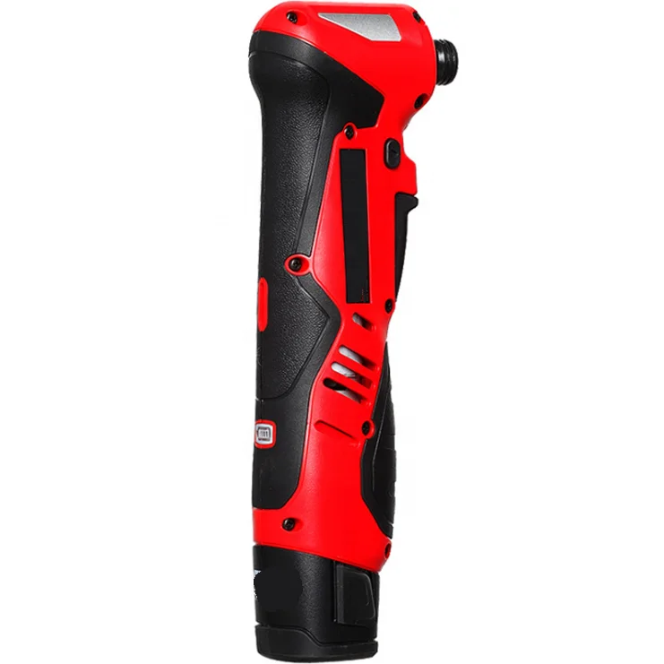 90 degree right angle power tool 5712 lithium battery 12v rechargeable angle impact driver screwdriver screw wrench