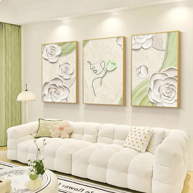 Canvas painting Nordic abstract artwork painting mural art home decoration luxury landscape murals mural art living room