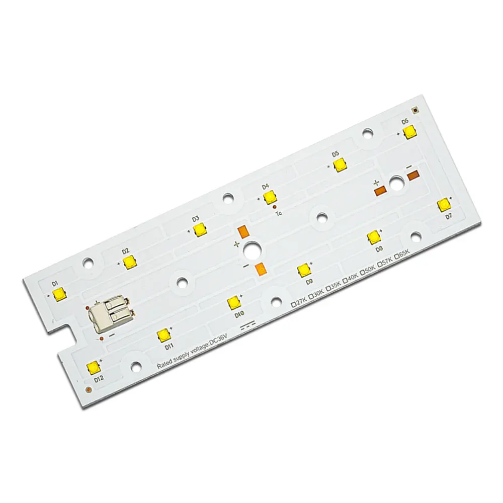 HOT SALE ZHAGA Street Light Module with Lens Optical Accessories 2x6 36W SMD3535 12LEDS City Lighting Module PCBA