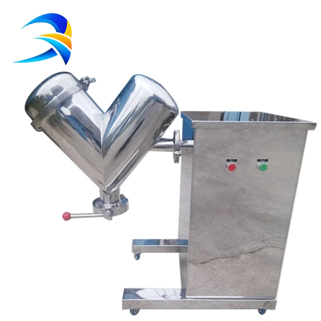Food Protein Mixture Mini Industrial Dry Mixing Machine V Shape Powder Mixer & Blender