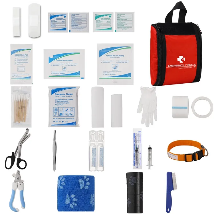 JCMED medical waterproof mini dog first aid kit emergency