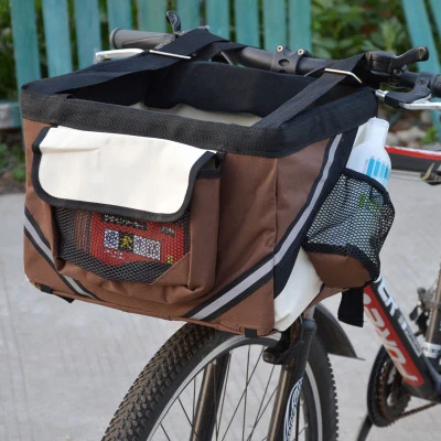 Suppliers Customized Size Soft Bicycle Sear Durable Pet Bag Carrier for Pets Safety