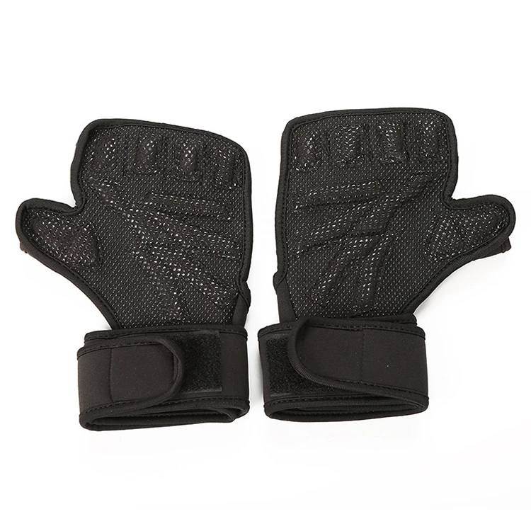 2 in 1 Gym Weight Lifting Gloves with Built In Wrist Wraps