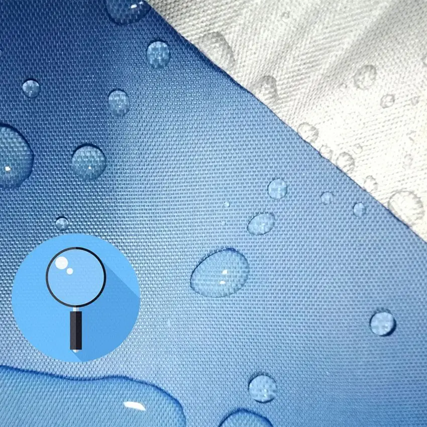 66 872  Car Cover Material Taffeta Silver Stock UV Waterproof 210T Polyester Cloth Tent Umbrella Fabric With Silver Coating