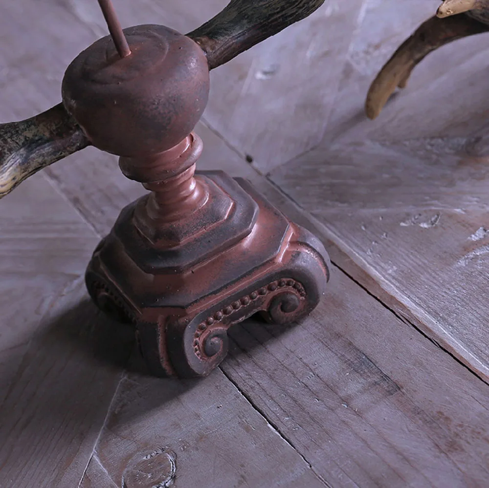 Vintage Candle Holder, Wedding Candle Holder, Antler Candle Holder