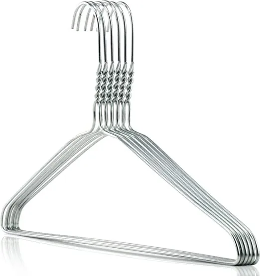 Galvanized coat hanger laundry for simple non-slip used for storing and drying clothes