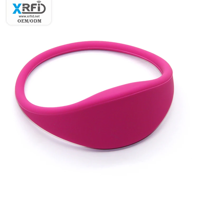 G03 Wholesale Custom Logo Print RFID 125khz Bracelet RFID Cashless Wristband
