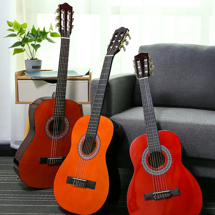 Multi-Size Beginner Classical Acoustic Guitars  Easy to Play, Great for All Ages