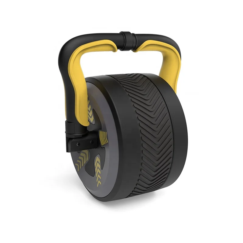 Automatic rebound abdominal wheel exercise muscles 2 in 1 function home fitness strength training Abdominal Roller kettlebell