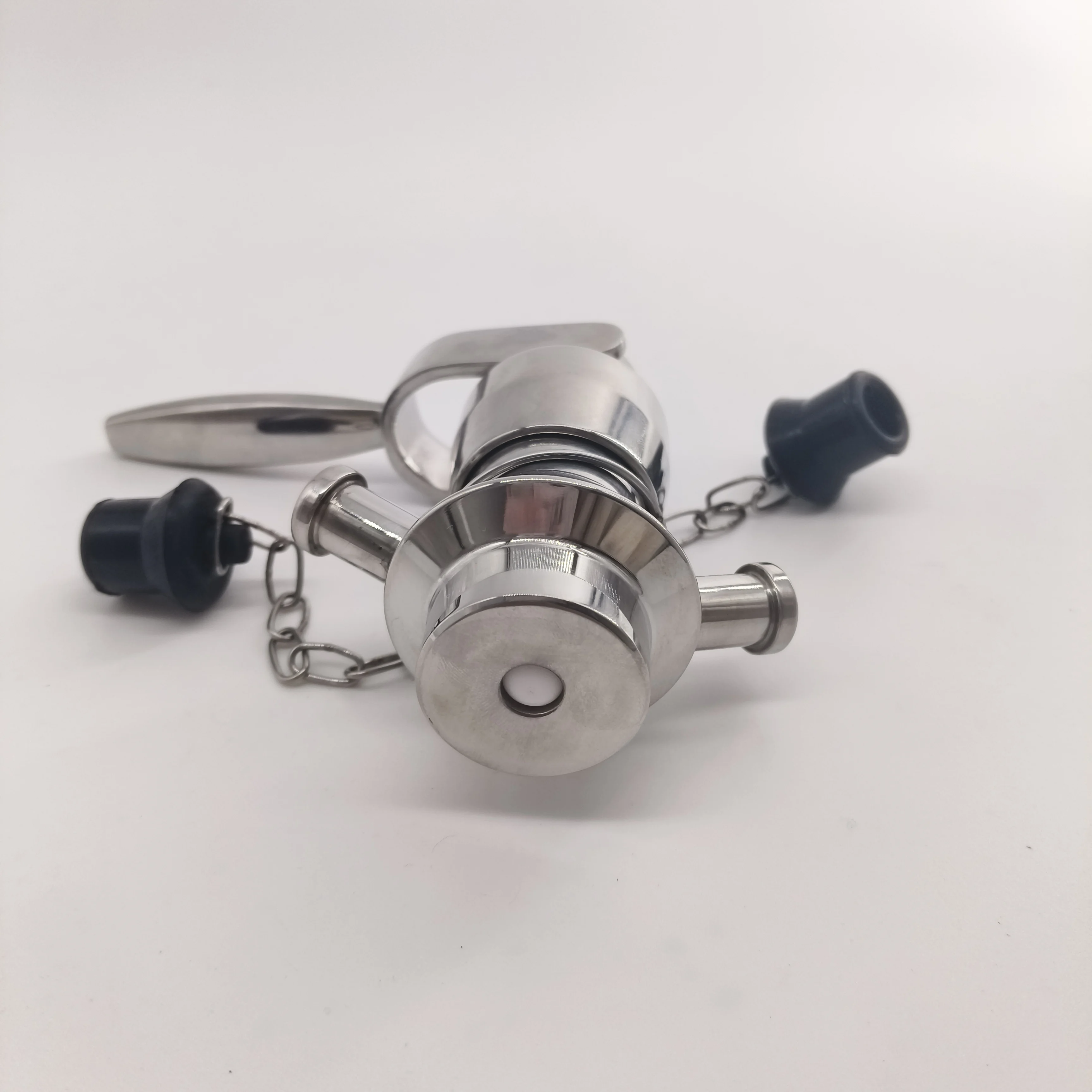 Aseptic Auto Reset Clamp Brewing Sample Valve Aseptic Sampling Valve Automatic Reset Stainless Steel Water Diaphragm