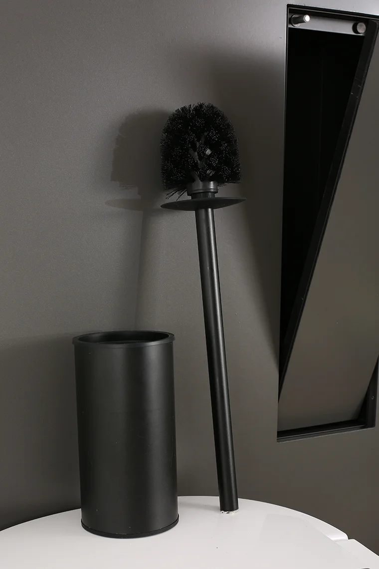 Small Size Recessed Hidden Invisible Toilet Brush SUS304 Niche Wall Mounted Concealed Toilet Cleaner Durable ABS brush
