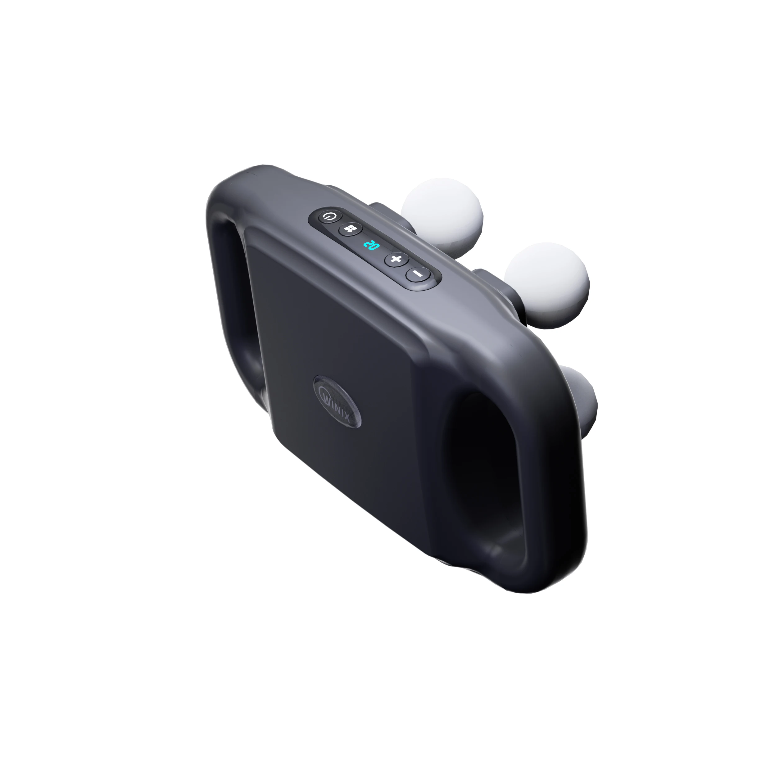 Hot Sale Portable Cordless Body Massager Mini Massage Gun with 4 Head Attachments Healthcare Deep Tissue Machine Heat Function
