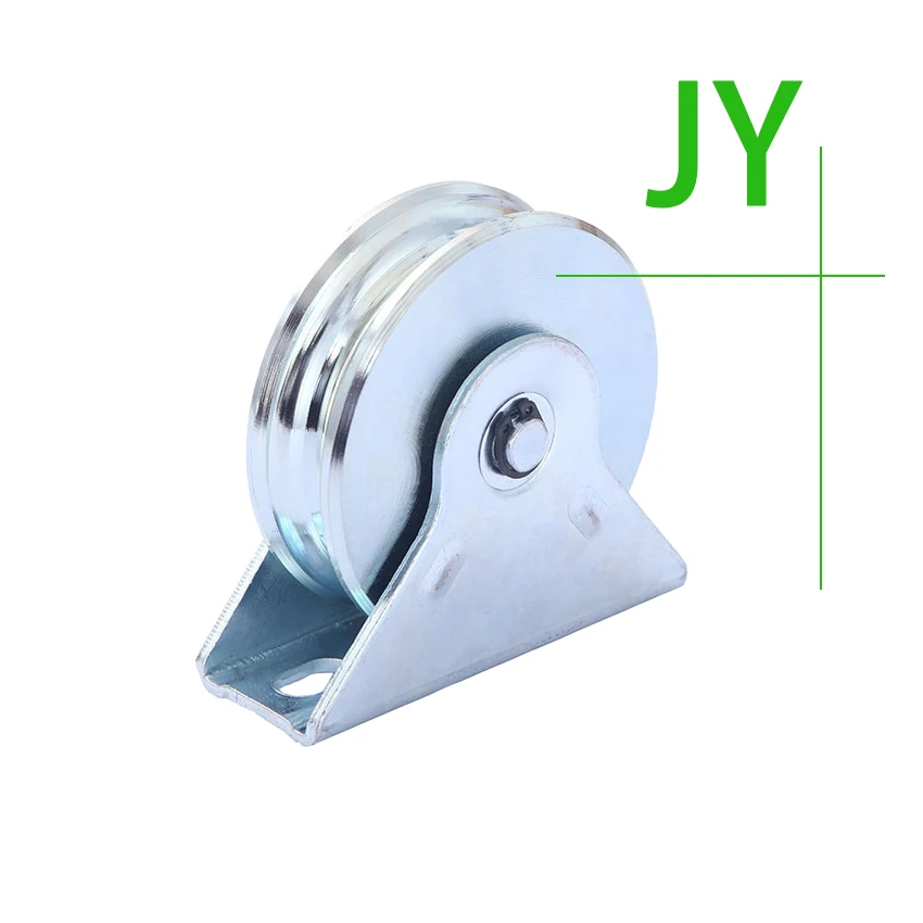 Double Bearings Turkey Customized One Wheel Sliding Fence Gate Roller Bottom Support Caster Pulley