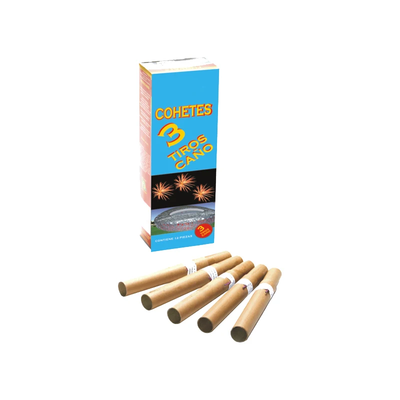 8A16 Cohetes 3 Tiros Cano powerful loud firecrackers