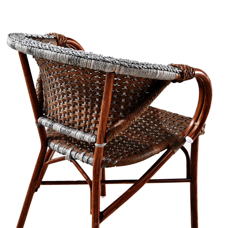 arm rest baby cane beech brown color black bali blue wood dining outdoor wicker background peacock beach chair rattan wooden
