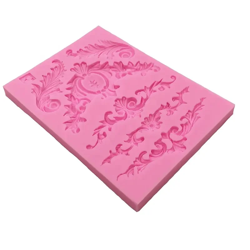 Homesun DIY Popular European Pattern Liquid Silicon Mold/Fondant Mold cake decoration baking mold
