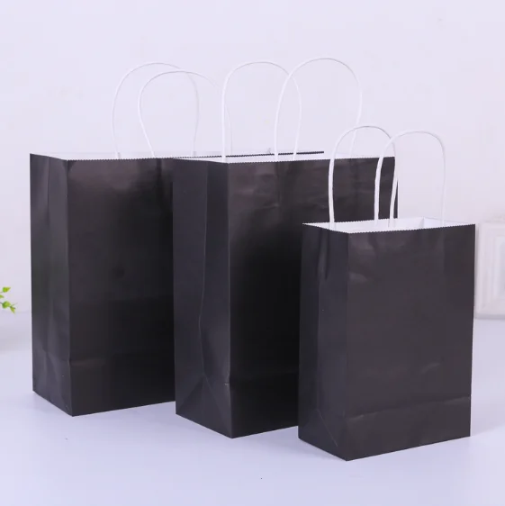 wholesale custom kraft paper bag hand bag gift bag for shopping, package,