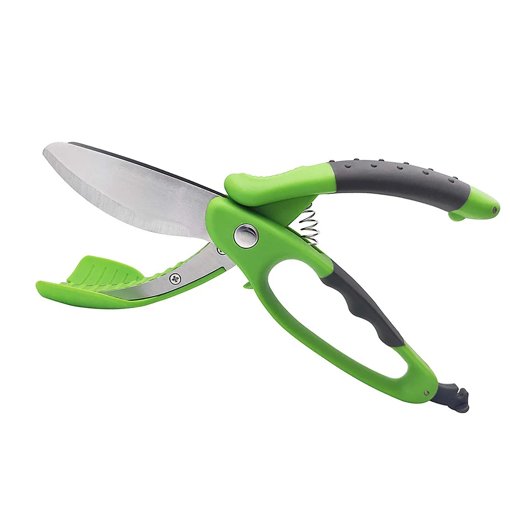 Multifunction Kitchen Shears Double Blade Salad Cutting Tools Home Kitchen Salad Scissors for Vegetable Fruits (62416939889)