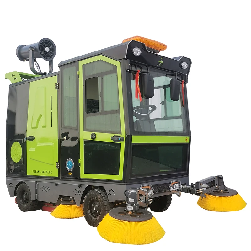 Industrial Road Street Sweeper Cleaning Machine Commercial Road Sweeper Truck Floor Scrubber Sweeping Machine