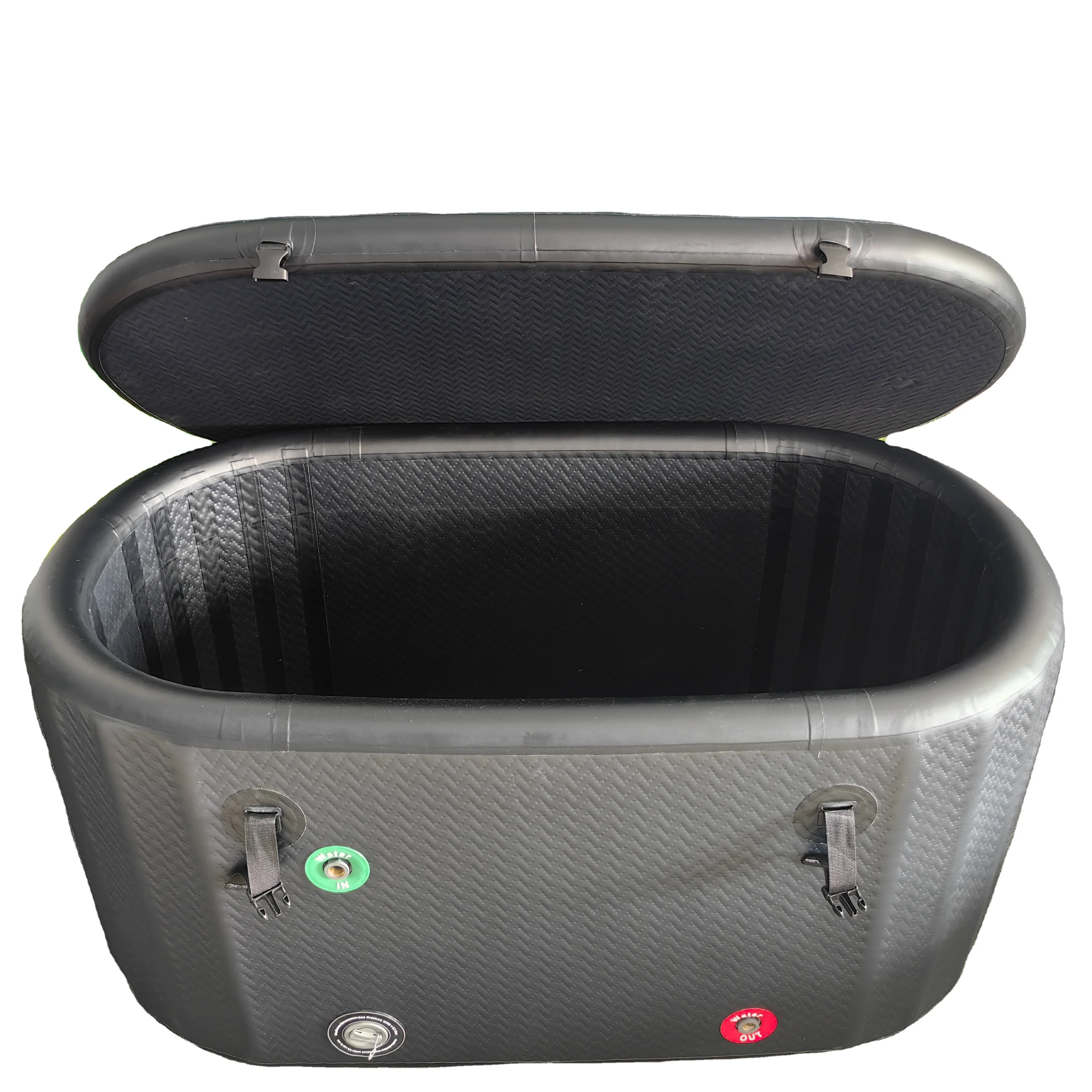 JZY SPORTS Factory Sale Water Cooling Chiller Oval Ice Bath Tub with Custom Logo Cold Water Therapy Ice Cold Plunge Bath