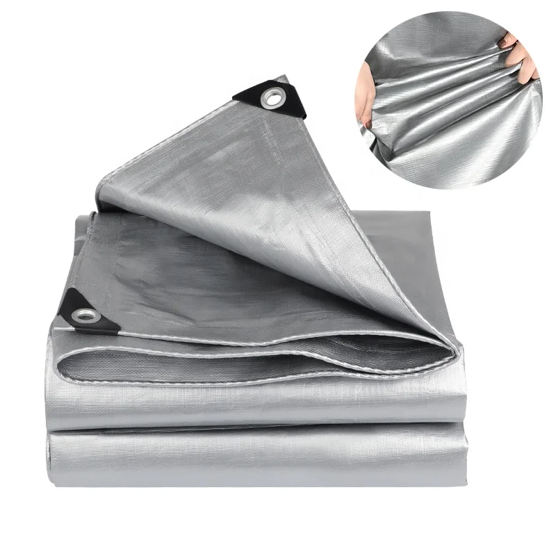 Outdoor Heavy Duty Tarpaulin Tarp Waterproof Cover Ground Sheet Durable PE Tarpaulin with Uv-resistant