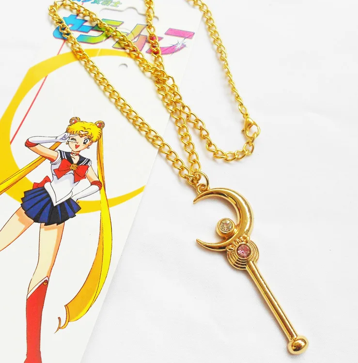 Anime Sailor Girl Magic Transformation Necklace for Fans Jewelry