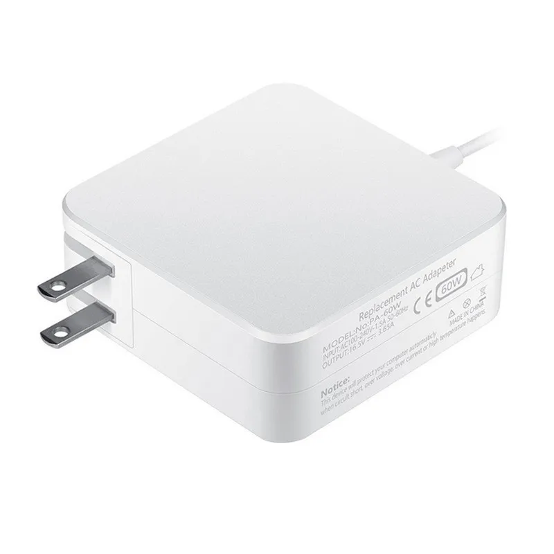 Factory Wholesale 60W L T Tip laptop adapter charger for Macbook Pro 13 A1435 A1502 universal laptop charger ac adapter new