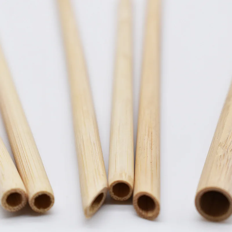Wholesale Price Natural Biodegradable Reusable Bamboo Drinking Straws