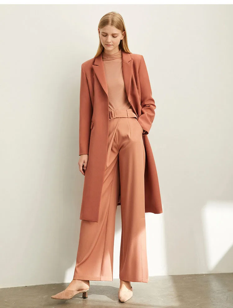 
Manufacturer Autumn new female minimalist fashion commuter temperament OL lapel lady suit coat 