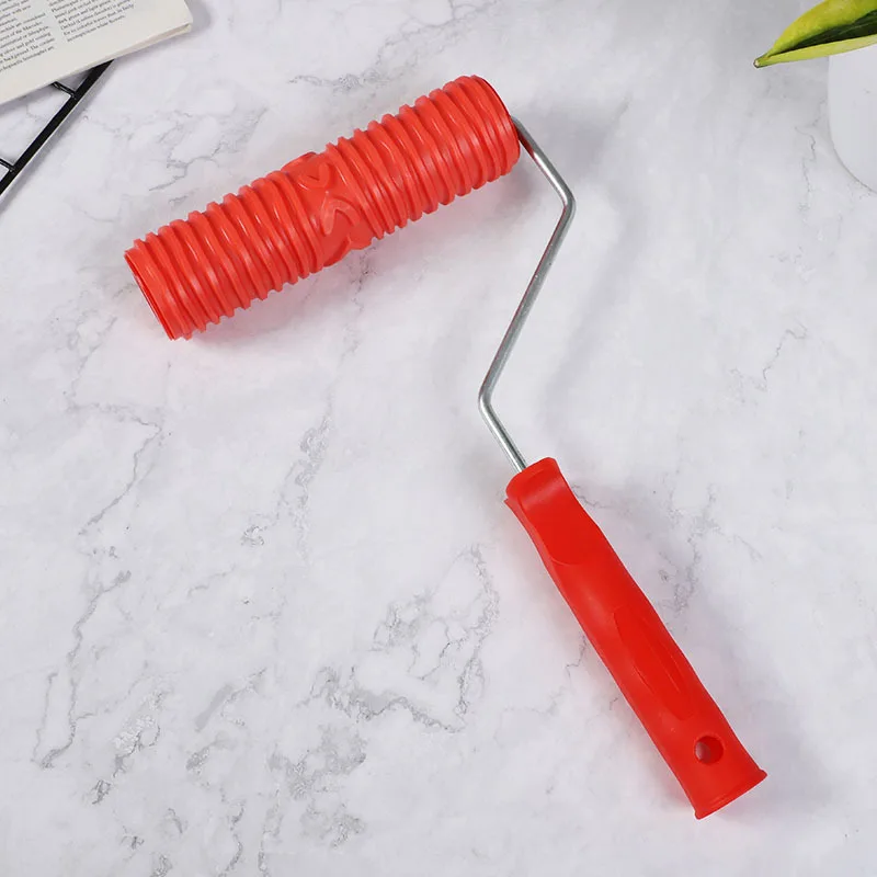 Hot selling rubber decorative roller art embossing tools source manufacturer multi-specification optional Customizable texture