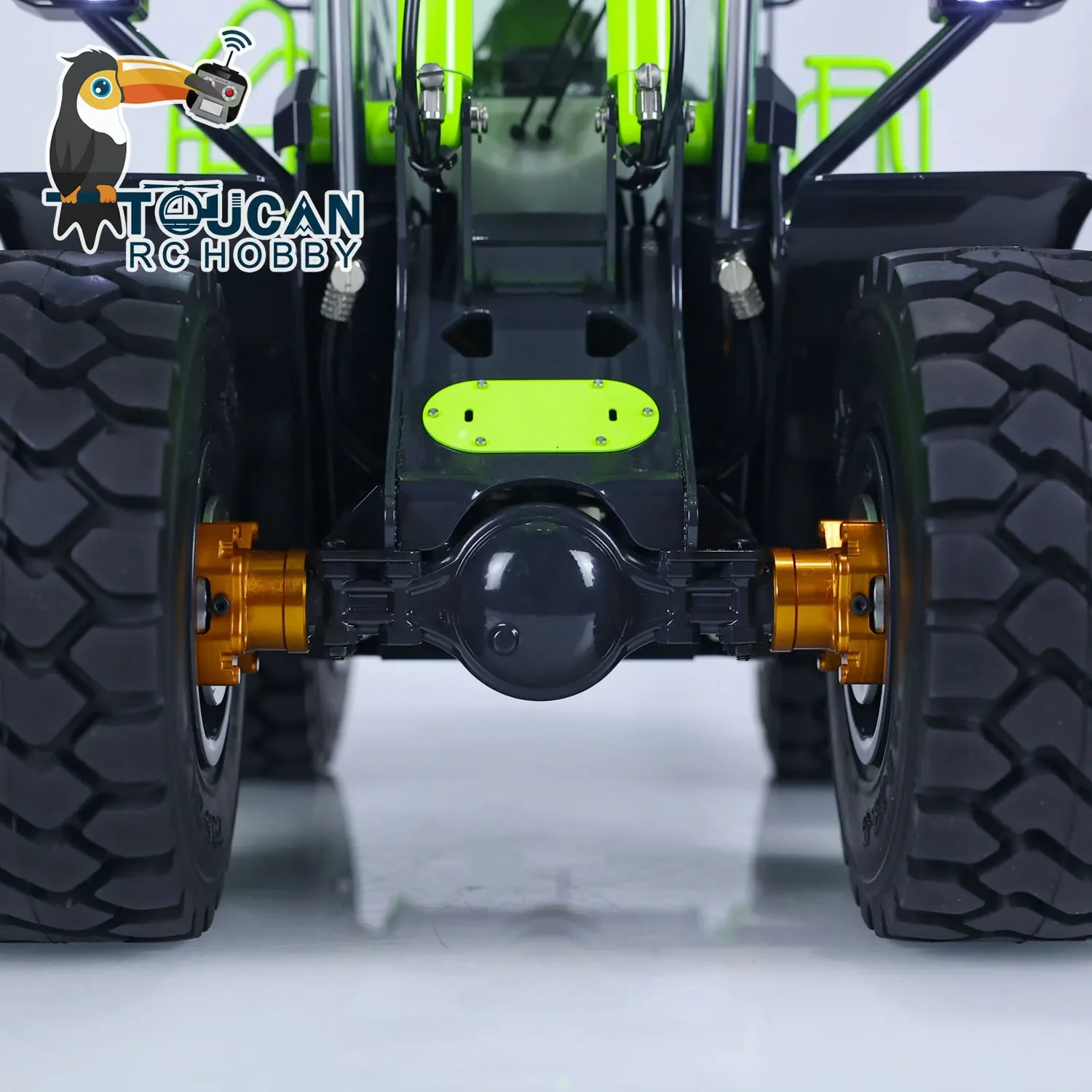 Toys JDM-198 1/14 Metal ZW370 RC Hydraulic Loader TOUCAN HOBBY Controlled Construction Truck 2-Speed Transmission Car for Boy