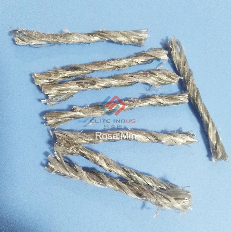 
 Полипропиленовое микроштапельное волокно для усиления цемента  