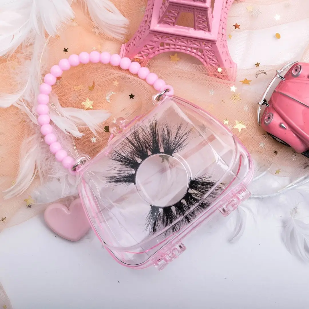
Hot Sale Extra Long Fluffy 25mm Eyelashes Vendor 25 mm Mink Eyelash with Custom Box 