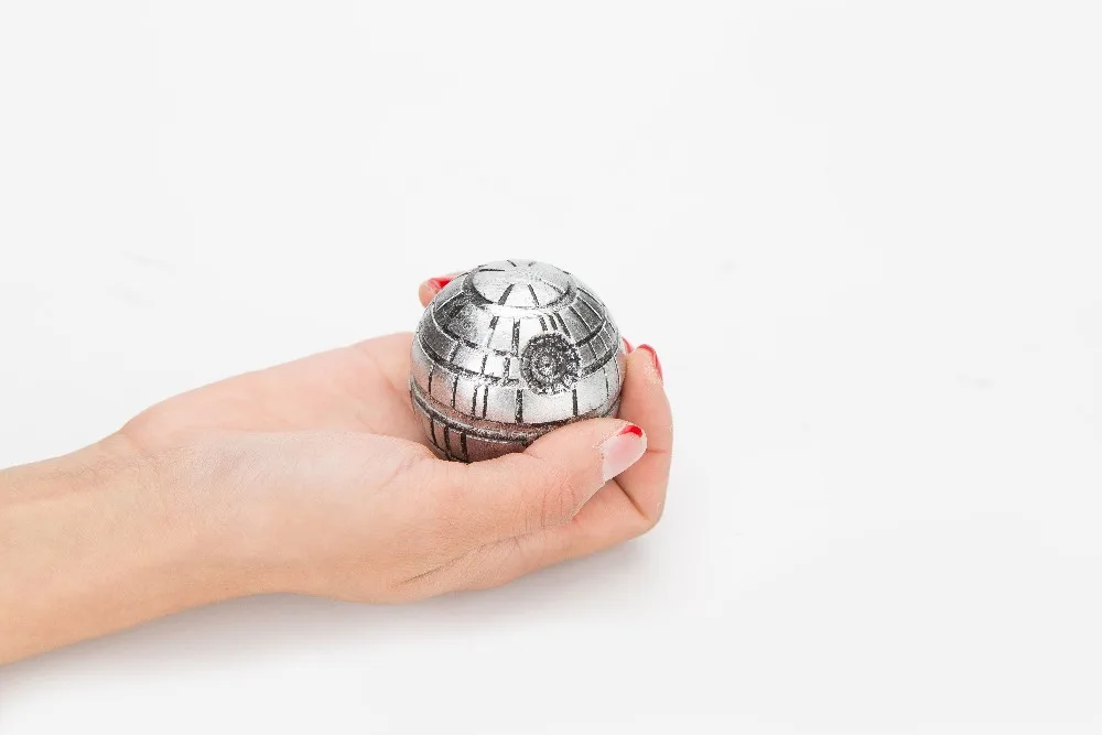 Smoking Accessories Death Star Grinder Herb Spice Tobacco Grinder Tool With Pollen Catcher