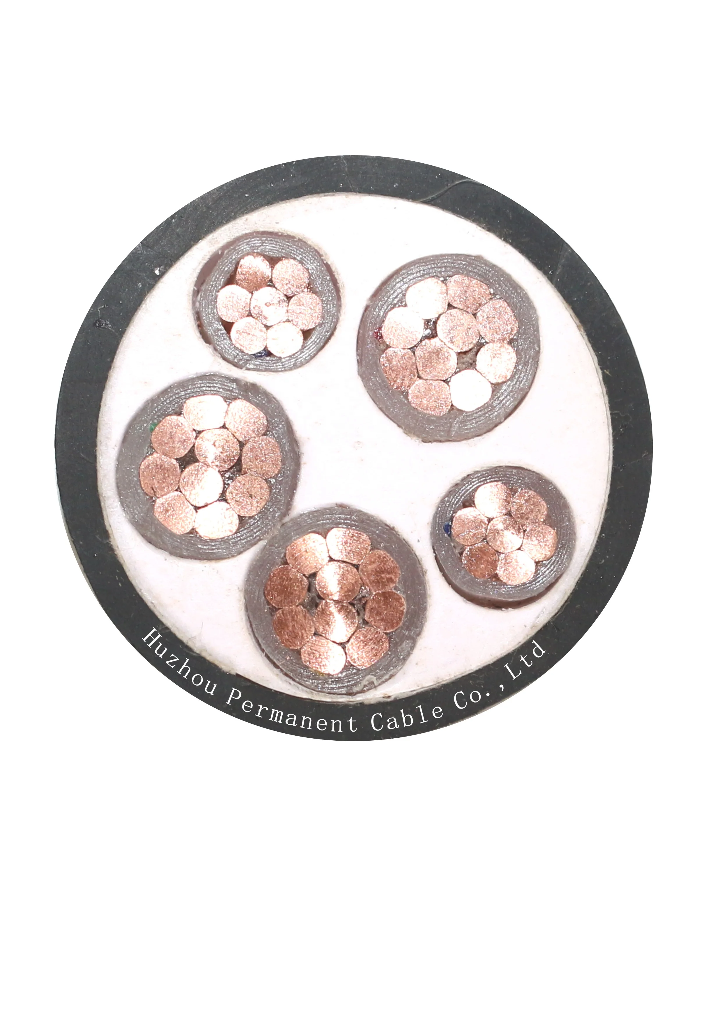 YJV 0.6/1KV 4core price copper conductor xlpe/pvc/pe insulation power cable