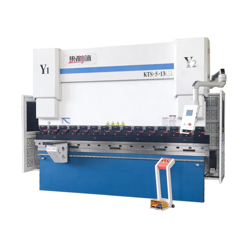 Hydraulic press brake 4+1 Axis metal bending machine 125 Tons  servo CNC CYBELEC electric press brake