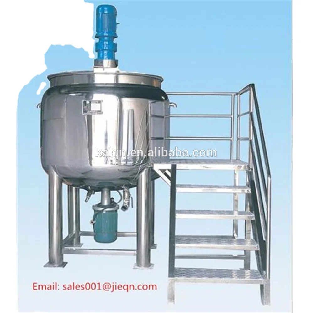 Hot water heating tank Steam heating/cold water cooling mixing tank