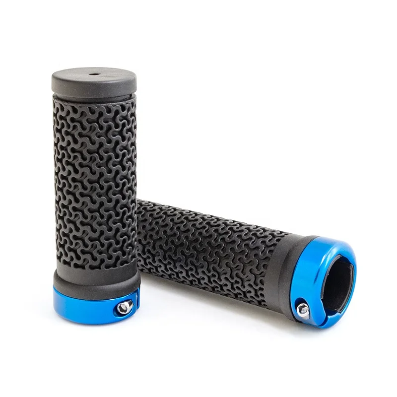 XH-G104BL manufacturer sale wholesale bicycle parts accessories oem comfortable rubber  bike handlebar grip